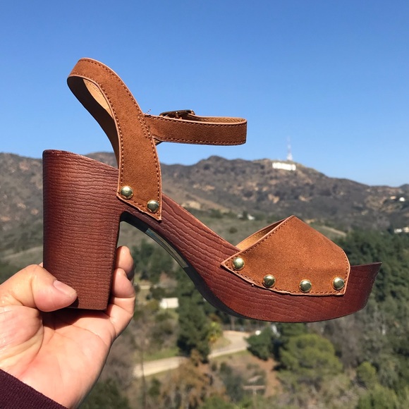 New wooden like ankle strap size 8 left! - Picture 6 of 8